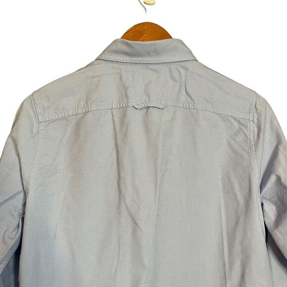 L.L. Bean light blue 100% cotton button down shirt - Picture 9 of 11